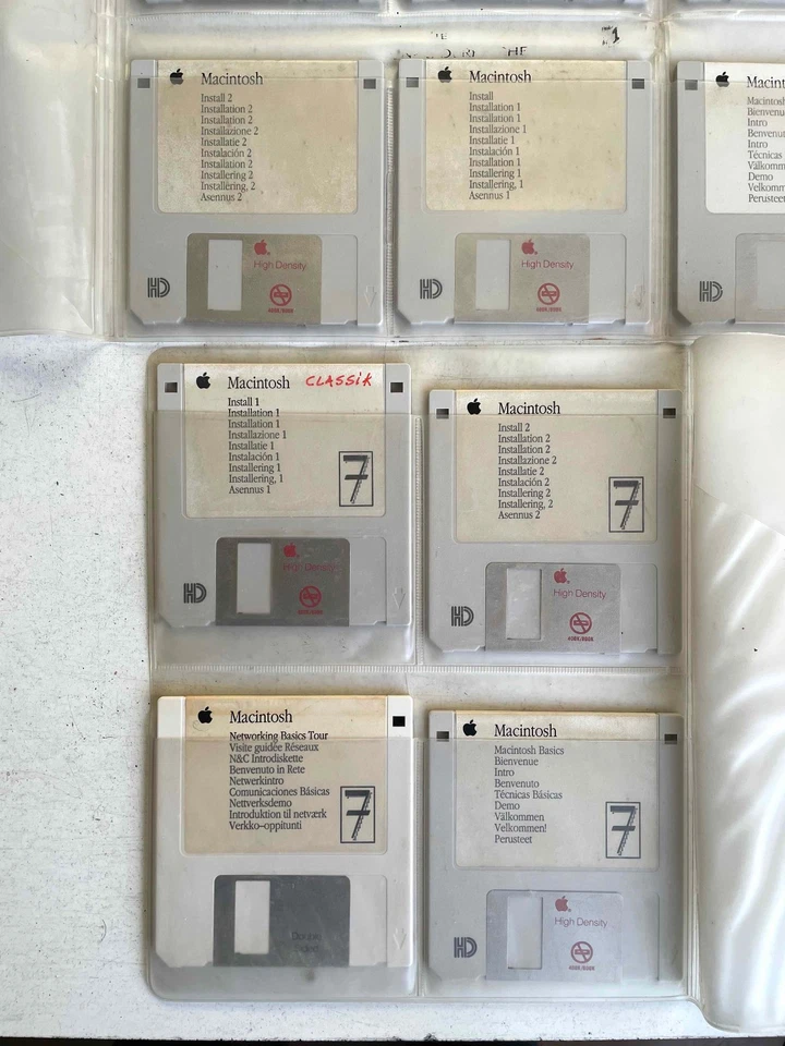 alte Disketten Vintage Apple Macintosh ungetest. Konvolut 160 180 Power Book - Bild 4 von 4