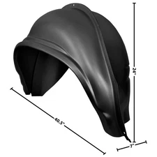 1968 1969 1970 1971 1972 El Camino Complete Wheelhouse Left Side Black Steel