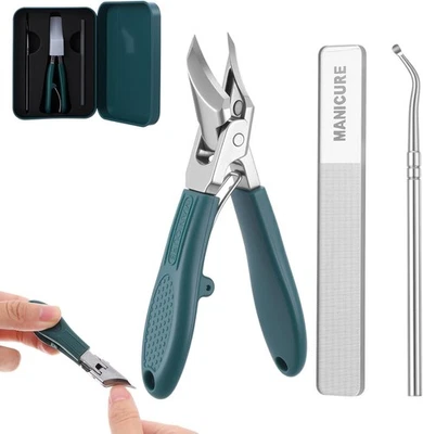 BRANDED KFHENSOMR 3-teiliges Set Nagelknipser mit Adler-Schnabel-Winkel