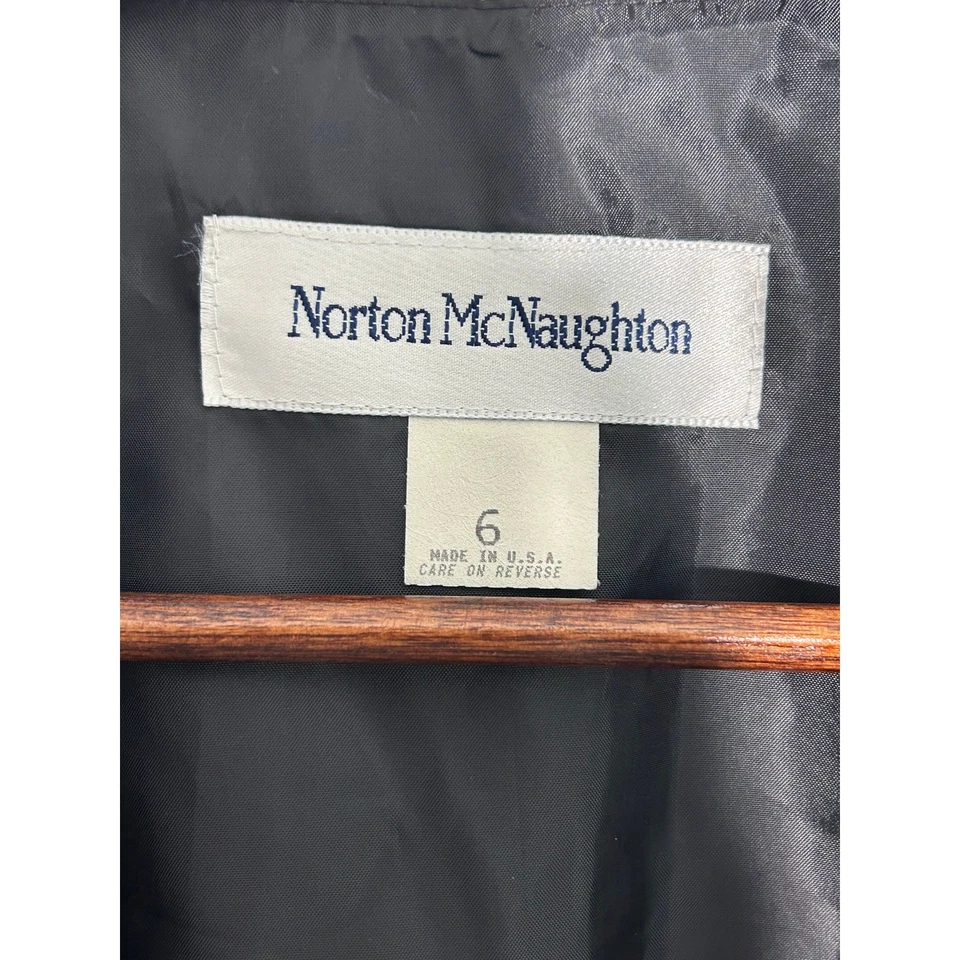 Vintage 90’s Norton McNaughton beaded vest 6 - Image 3 of 4