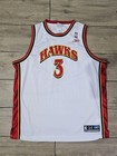 Rare Vintage Authentic Shareef Abdur-Rahim #3 Atlanta Hawks ReeboK Sz 54 Jersey — photo 1