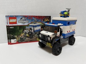 Lego Jurassic World: Raptor Rampage (75917) / Truck Only / Missing 4 Pieces