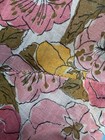 VTG 50s 60s Gay Gibson Summer Semi Sheer Tea Dress Ruching Poppy Print — photo 8