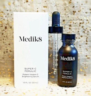 Medik8~SUPER C FERULIC Brightening Serum~1.0 fl oz/30ml~Full Size~NIB~