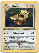 Pidgeot Holo 1st Edition Holo 8/64 Jungle Damaged