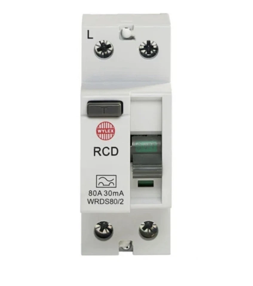 Wylex Lifeline WRDS80/2 80 Amp 30ma trip 2 Pole 2 module Type A RCD