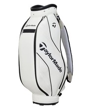 TaylorMade Caddy Bag, White, Men's, Synthetic Leather, 2015 Spring/Summer