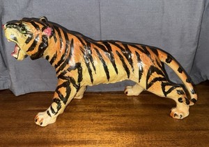 Large Beautiful Vintage Japan? Ceramic TIGER Figurine 14” L x 7.75” Tall x 5” W