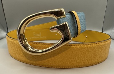 authentic gucci belt size 40 (size 10) Authentic Gucci Black Monogram Leather Silver Interlocking  main image 3