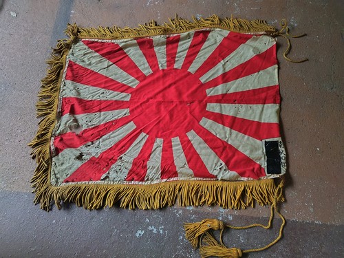 Original WW2 Japanese Army Rising Sun flags HINOMARU NISHOUK 90 × 70 ㎝