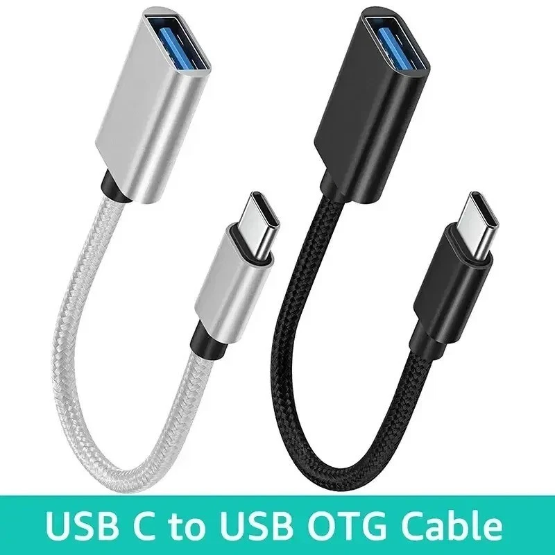 Cavo adattatore convertitore da USB C a USB, da USB C maschio OTG a femmina - Immagine 2 di 4