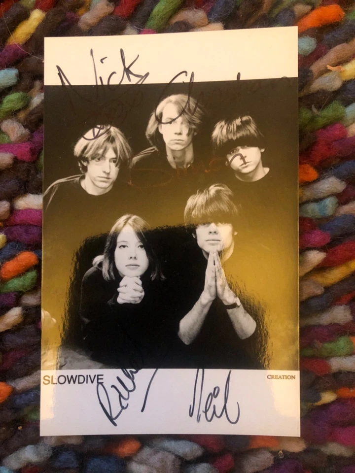Slowdive Catch the Breeze Numbered 7'' with signed promo photo shoegaze bloody v - Image 4 of 4
