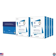 20Lb Copy Paper 8.5x11 - 8 Reams (4000 Sheets) - 92 Bright, USA Made