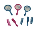 Vintage Barbie Super Star Era handheld 8 Piece Vanity Mirror And Comb Brush Set