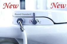 Bidet D-Shape Toilet Bidet Seat Non Electric Sleek Self Cleaning Nozzle NEW NEW