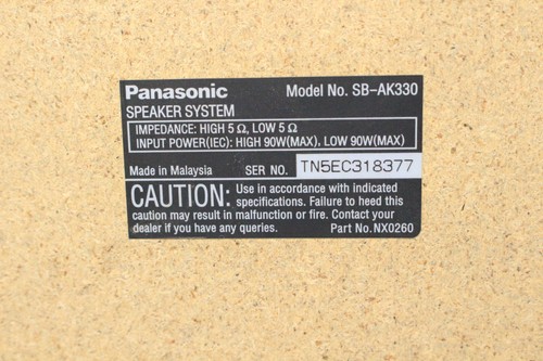 Panasonic Stereo System 5 CD Player Cassette Playr SA-AK330 Bass Boost No Remote - Picture 13 of 15