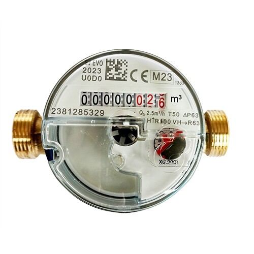 Contatore Acqua 4m³/h – Filettatura BSP 1″ – Max 16 Bar – Antimagnetico – 5 Anni Garanzia – Per Casa, Giardino, Irrigazione