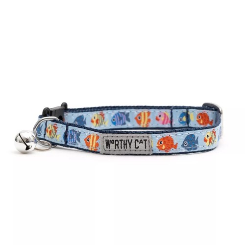 The Worthy Dog Fishy Breakaway Adjustable Cat Collar