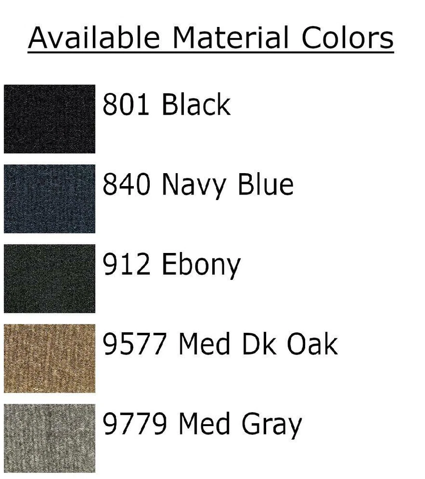 FITS 2001-2002 Chevrolet C3500HD Old Body Style Floor Mat Frt Row 1pc Cutpile Foto 3 de 4