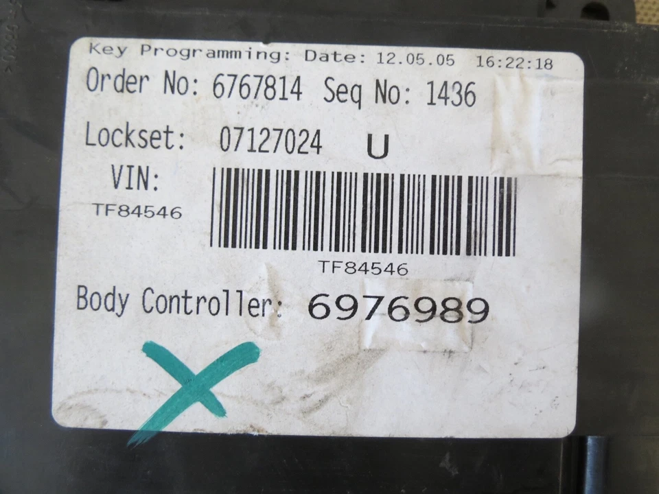 02 03 04 05 06 2002-2006 Mini Cooper r52 Body Control Module BCM BCU 6976989 - Image 2 of 4