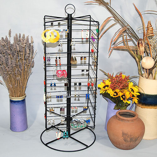 Metal Rotating Earring Rack Wire Jewelry Display Stand 28 1/4"H eBay