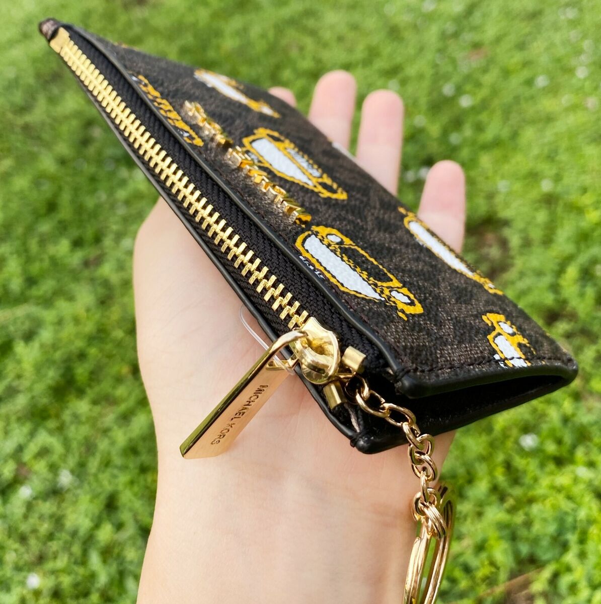 Michael Kors Jet Set Small Top Zip Coin Pouch ID Card Holder Michael Kors Jet Set Small Top Zip Coin Pouch ID Card Holder