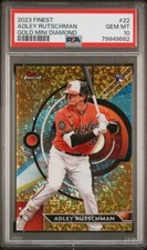 Adley Rutschman 2023 Finest Gold Mini Diamond #22 38/50 PSA 10 RC