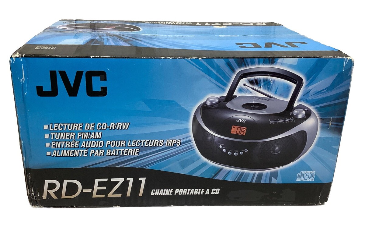 JVC RD-EZ11 Portable CD / Radio System Boombox AM/FM - New