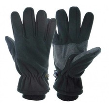 WINDPROOF WATERPROOF GLOVES Ladies Medium Womens Windbreakers Tough Black fleece