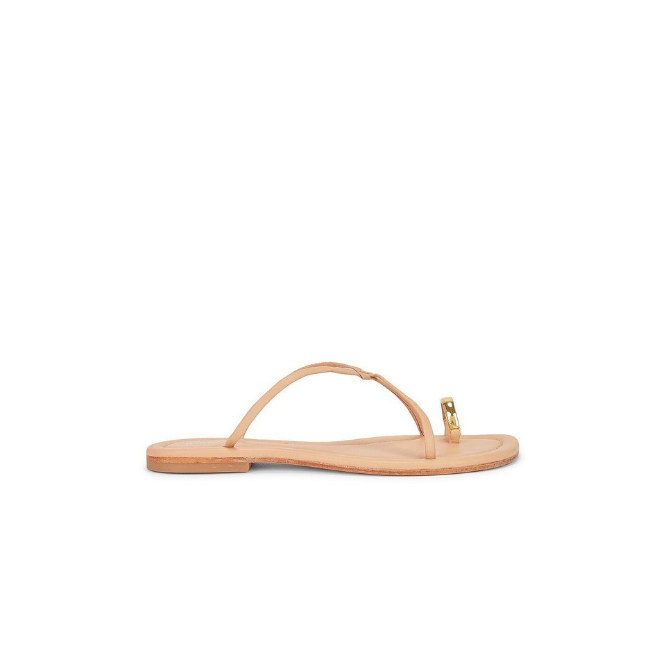 Jeffrey Campbell Pacifico Sandals in Beige Gold 8 Womens Slides eBay