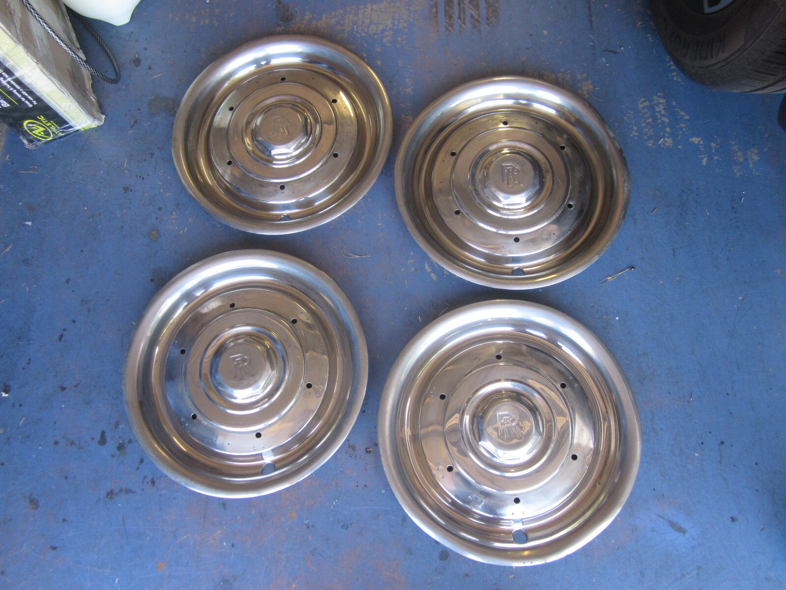 Set 4 Rolls Royce Shadow Wheel Covers, Hubcaps 19661971 eBay