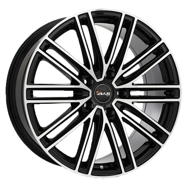ALLOY WHEEL AVUS AC-M08 FOR BMW SERIE 2 COUPE 9X20 5X112 BLACK POLISHED L8U