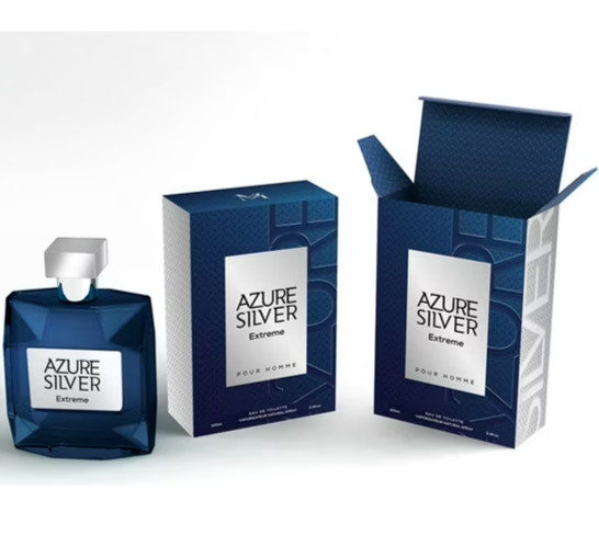 Azure Silver Extreme Cologne For Men 3.4 oz. By Mirage Brands Spray Fragrance