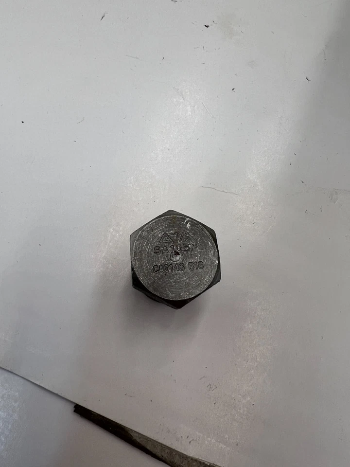 Box of 250 Carbon Steel Hex Head Threaded Plug 1/2" NPT C3517H-08 A/SA105 - Image 4 of 4