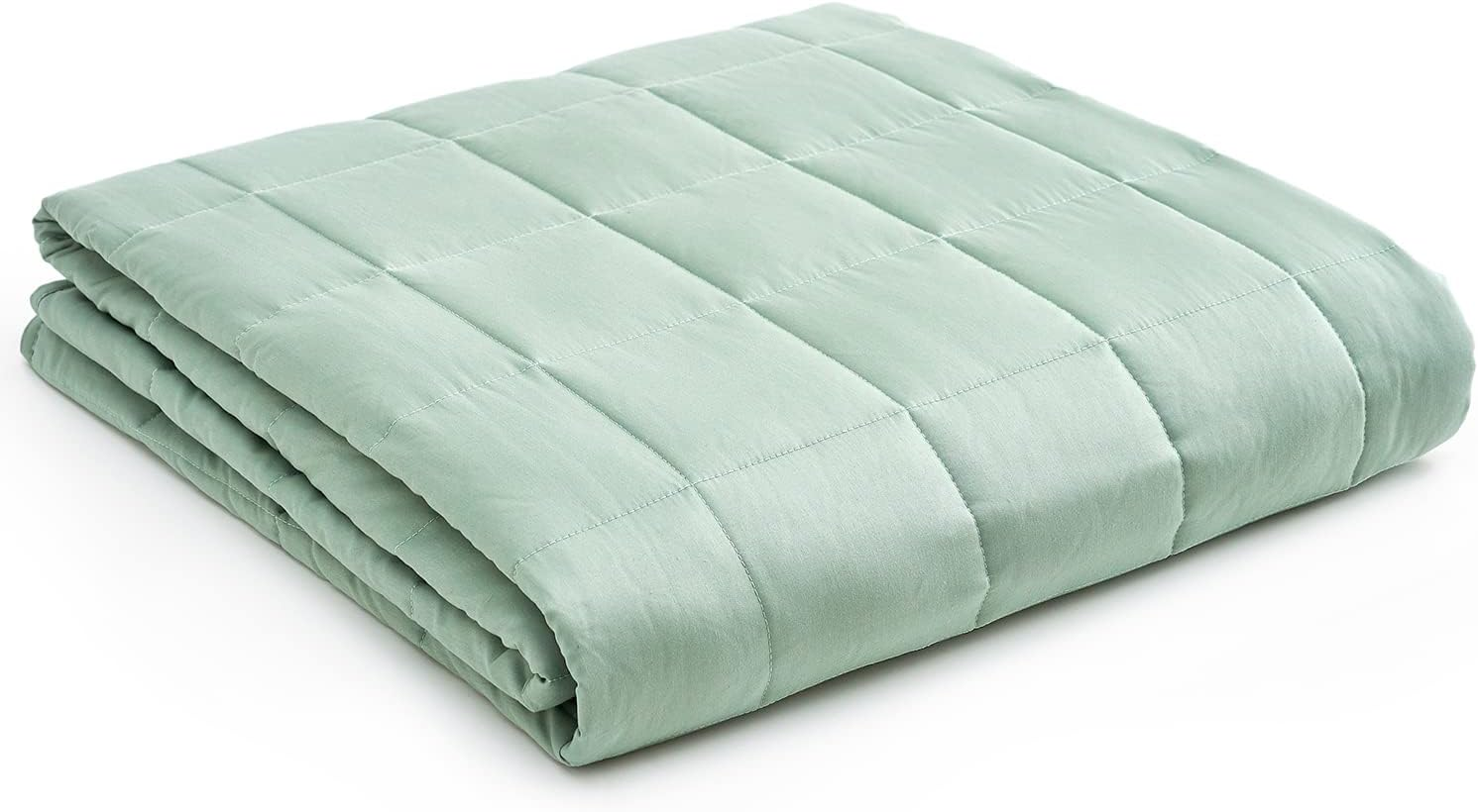 Manta con peso, material de algodón pesado 100 por ciento certificado Oeko-Tex, cama en blanco