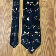Looney Tunes Characters Mens Tie 1997 Warner Brothers