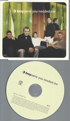 CD--PROMO--BOYZONE--YOU NEEDED ME