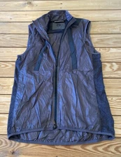 Blanc Noir Men’s Full zip Vest Size M Grey J10