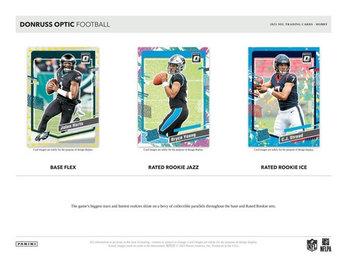 2023 Panini Donruss Optic Football Hobby Single Pack x1 - Picture 4 of 4
