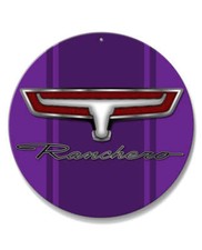 1966 - 1967 Ford Ranchero Emblem Round Aluminum Sign - 14 Colors - Made In Usa 1966 - 1967 Ford Ranchero Emblem Round Aluminum Sign - 14 Colors - Made In Usa