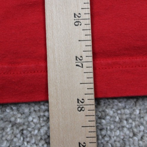 Merrell Shoes Shirt Mens 2XL XXL Red Short Sleeve Cotton Pullover Crewneck - Picture 11 of 12