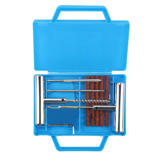 13Pcs Emergency car Heavy Duty Tire Puncture Repair Tyre Mending Kit UK - Picture 3 of 9