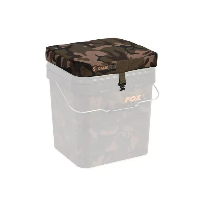 Fox Camolite Bucket Cushion Camo - Carp Fishing Guest Chair