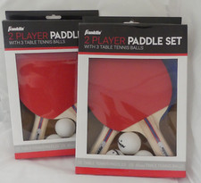 Lot/2 Franklin Table Tennis Kit Ping Pong 4 Paddles 6 Balls NEW