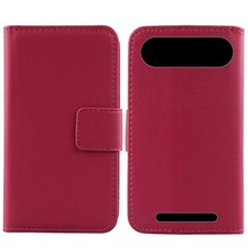 Image of For Doro 8035 - Luxury Real Leather Flip Case Phone Wallet Cover TPU Silicone