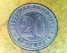 20 Pfennig 1892 j