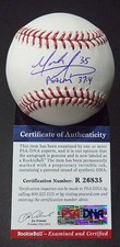 MARK APPEL HOUSTON ASTROS SIGNED M.L BASEBALL PSA/DNA COA 