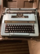 Vintage Smith Corona Model 3L (Sterling Cartridge) Typewriter Baby Blue ***Read thumbnail