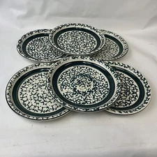 Set Of 6 Tienshan Stoneware Side Salad Plates 7 3/4” Plate