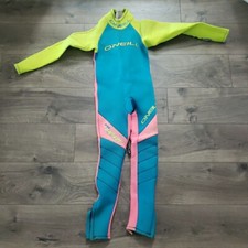 O'Neill 3/2 Density Back Zip Full Body Wetsuit Surf Scuba Made In USA 90's Color